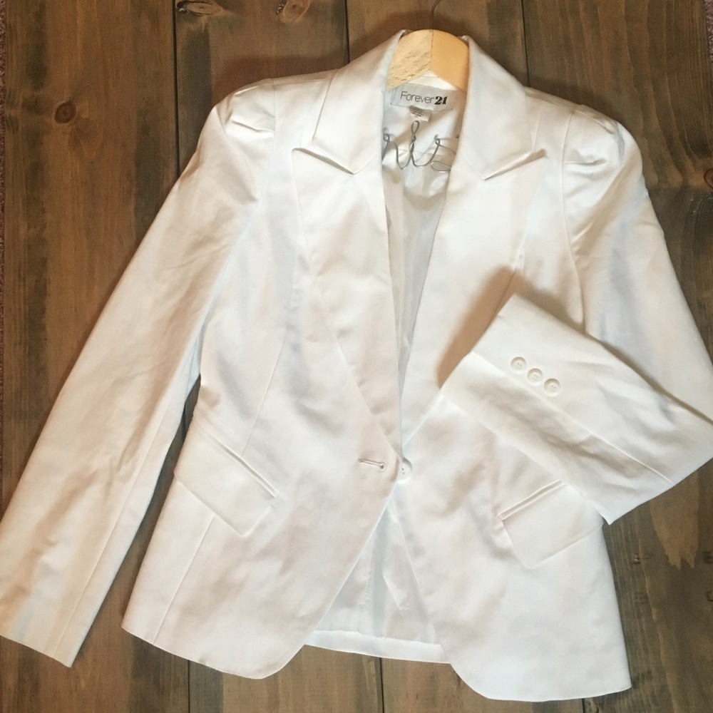 White blazer